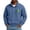 Blue, variant on Men's St. Patrick's Day Henley Sweatshirt Lucky Shamrock Heart Print Long Sleeve Pullover