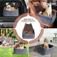 thumbnail image 7 of Dog Car Seat for Small Medium Dogs, Soft Fabric Dog Booster Seat with Storage Pockets, Safety Belt, Comfy Pet Car Seat Travel Bed, Removable and Washable, 7 of 7