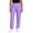 Purple, variant on Mlqidk Med Couture Scrubs Women Elastic Waist Straight Leg Jogger Scrubs Pants with Pockets Soft Lightweight Stretch Cargo Pant Black XL