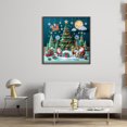 thumbnail image 3 of Kit Punto Cruz Navidad Impreso Hilo Algodón Ecológico Bordado 11CT 50x50cm, 3 of 9