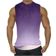 thumbnail image 1 of zfhfof Débardeurs Graphiques pour Hommes Motif Imprimé Sans Manches T-Shirts de Musculation Été Col Rond Chemise de Plage Décontractée, 1 of 5