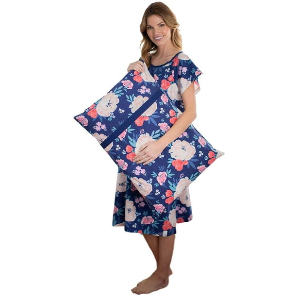 Gownies Labor and Delivery Hospital Gown and Matching Pillowcase