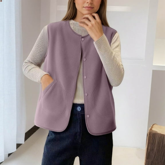 TIANZEN Winter Vest Warm Thermal Lined Sleeveless Jacket Cozy Outdoor Padded Gilet For Cold Weather Long Quilted Coat with Hood Womens plus Size Fringe Vest Vest Zip