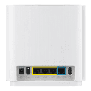 ASUS ZenWiFi XT9 AX7800 Tri-Band WiFi6 Mesh WiFiSystem (2Pack), 802.11ax, up to 5700 sq ft & 6+ Rooms, AiMesh, Lifetime Free Internet Security, Parental Controls, 2.5G WAN Port, UNII 4, White