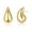 Gold, variant on Mytys Gold Chunky Hoop Earrings Waterdrop 18K Gold Plated Hollow Earring Jewelry for Women