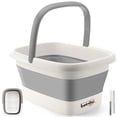 thumbnail image 1 of Lavabo plegable para pies Beinilai Soaking Feet, 15 L, gris, 1 of 7