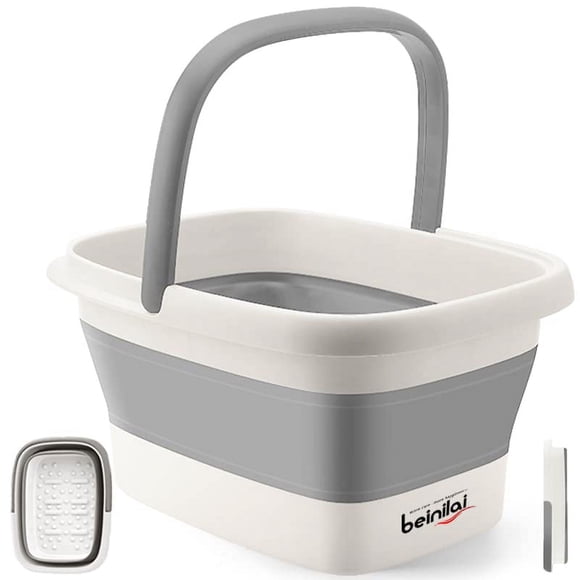 Lavabo plegable para pies Beinilai Soaking Feet, 15 L, gris