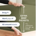thumbnail image 4 of Juego de sábanas CGK Unlimited Extra Deep Pocket Queen Green, 4 of 9