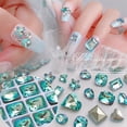 thumbnail image 5 of Milue 10x Butterfly Shape Nail Rhinestones Charms Heart Nail Charms for Acrylic Nails, 5 of 21