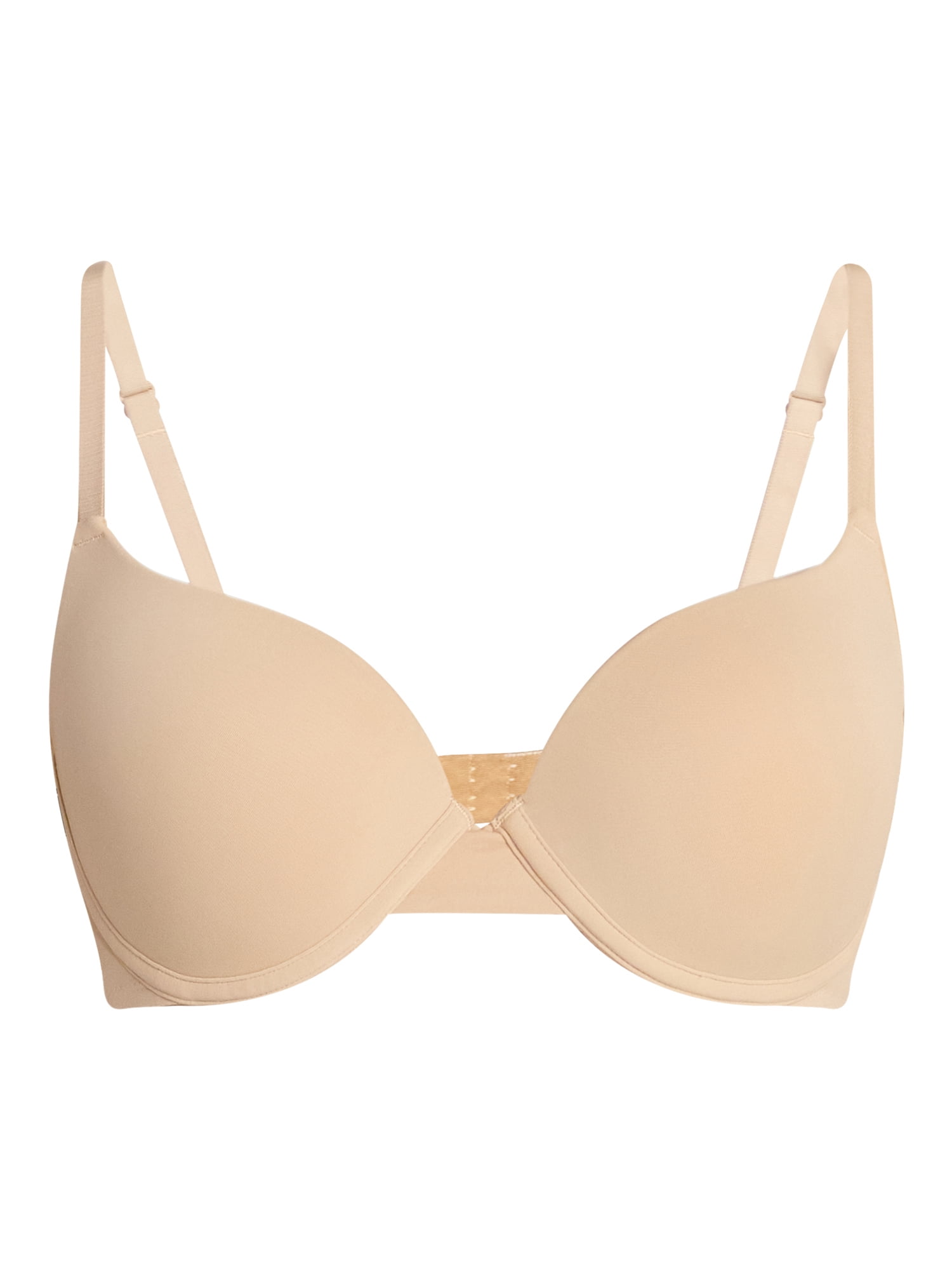 No Boundaries Women’s Smooth Micro Push Up Bra, Sizes 34AA-42DD