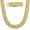 Yellow Gold, variant on 3D XL Cuban Link CZ Bling Iced Out Chain