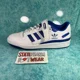 thumbnail image 2 of Adi-das Forum Low White Blue Men's Retro Leather Low Top Shoes Size Sneakers, 2 of 5