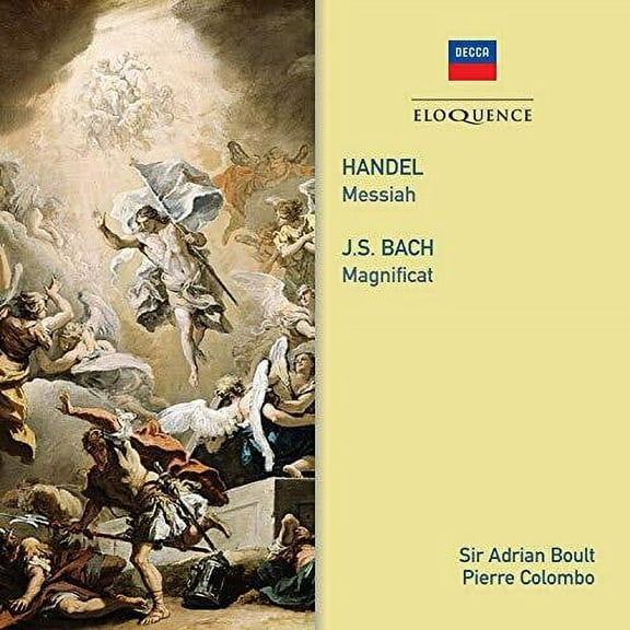 Handel / Bach / Boult,Adrian / Colombo,Pierre - Handel: Messiah / Bach: Magnificat - Music & Performance - CD
