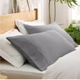 Bedsure Queen Pillowcases Set of 2 Polyester Microfiber material