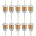 thumbnail image 1 of Abody 10Pcs 6MM x 8MM 1/4'' 5/16'' Inline Fuel Gas Filter for Lawn Mower Small Engine, 1 of 6
