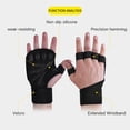 thumbnail image 2 of Protector de manos de silicona para Crossfit, esponja gruesa para gimnasia, protectores de Palma, guante para Barra de dominadas, guantes de gimnasio para guante de levantamiento de pesas Fivean Guantes deportivos, 2 of 2