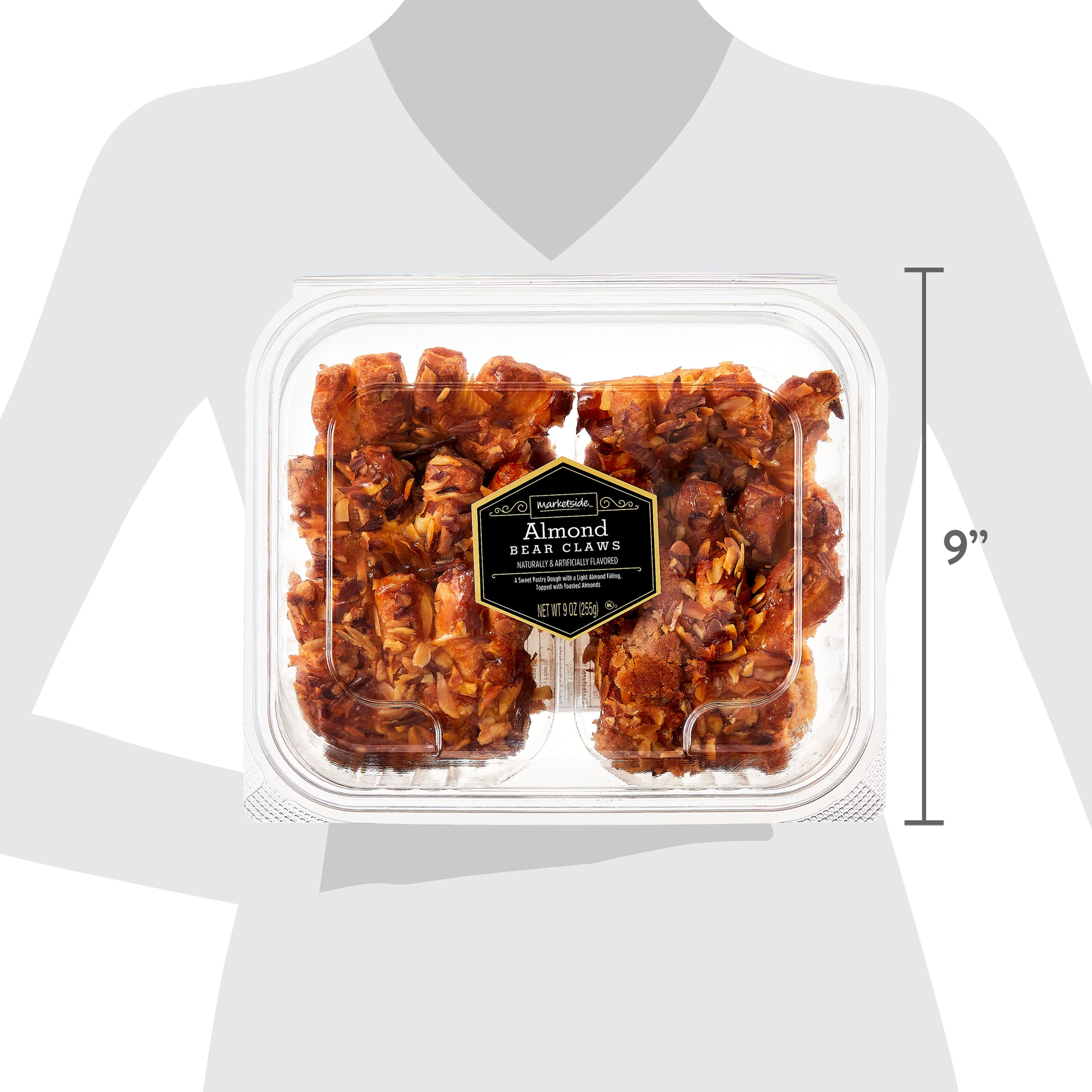 Marketside 6 count Almond Bear Claws