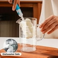 thumbnail image 6 of Baalaka Glass Measuring Cup, Liquid Measuring Cups with three Scale and V-Shaped Mouth 500 ml, 6 of 7