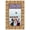Natural Bamboo, variant on 29x38 Dark Brown Real Wood Picture Frame Width 1.25 inches | Interior Frame Depth 0.5 inches |