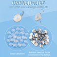 thumbnail image 5 of 30 Sets 304 Stainless Steel Leverback Earring Hooks 18mm Flat Round Blank Earring Cabochons Bezel Tray Metal Leverback Earring Accessories for DIY Dangle Earring Jewelry Making Tray 18mm, 5 of 6