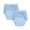 light blue, variant on Oscscso 2 PCS Toddler Infant Baby Girls Cotton Diaper Covers Bloomer, Breathable Elastic Underwear Baby Girl Panties Shorts