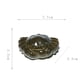 thumbnail image 2 of Estatuilla de cangrejo que , estatua de adorno de mascota de té, regalo para té, escultura en miniatura para decoración del Sunnimix Estatuilla de cangrejo, 2 of 8