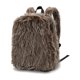 thumbnail image 3 of Mochila de felpa con doble hombro y flecos para mujer, nueva mochila escolar portátil de gran capacidad para otoño e invierno, 3 of 4