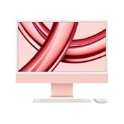 Apple iMac with 4.5K Retina display - All-in-one - M3 - RAM 8 GB - SSD 512 GB - M3 10-core GPU - GigE, 802.11ax (Wi-Fi 6E), Bluetooth 5.3 - WLAN: 802.11a/b/g/n/ac/ax (Wi-Fi 6E), Bluetooth 5.3 - Apple macOS Sonoma 14.0 - monitor: LED 24" 4480 x 2520 (4.5K) - keyboard: US - pink