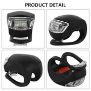 Gpoty 2pcs Silicone Bicycle Lights LED Bike Light Waterproof Bicycle Front Rear Light 3 Switching Modes Bicycle Lights Frog LED Bike Headlight Bike Taillight Safety LED Bike Lamps for Road Bike MTB