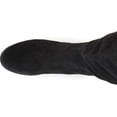 thumbnail image 5 of Women's Journee Collection Mount Wide Calf Over The Knee Boot Black Faux Suede 9.5 M, 5 of 6