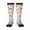2 Black-1, variant on Drink And Cocktail Glasses print thigh-high socks, crafted for both men and women with a stretchy, high-opaque design perfect for daily wear