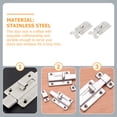 thumbnail image 2 of 2pcs Gate Latch Lock Stainless Steel Sliding Latch Lock Latch Bolt for Door, 2 of 9
