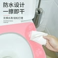 thumbnail image 3 of Eco-Friendly Silicone Toilet Seat Cover, Waterproof & Easy to Clean, Four Seasons Universal with Static Absorption Adhesion, Factory Direct Hot Sale, Pink Color, 3 of 6