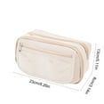 thumbnail image 3 of TFYZYY Large Capacity Pencil Case Pouch with Zipper - Spacious Opening Storage Bag for Office Supplies, Makeup, Travel Essentials - Multi-Color Options, 3 of 8
