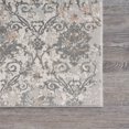 thumbnail image 4 of 5' X 8' Cream Abstract Distressed Area Rug, 4 of 8