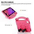thumbnail image 4 of Dteck Case for Apple iPad mini 6th Generation (2021) 8.3-inch,Shockproof EVA Foam Kids Friendly Handle Lightweight Protective Shell Back Kickstand Cover for iPad mini 6,Rose, 4 of 5