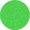 thumbnail image 1 of Ahgly Company Machine Washable Indoor Round Transitional Lime Green Area Rugs, 5' Round, 1 of 7