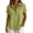 Light Green #067, variant on Summer Tops for Women 2026 Button Down Short Sleeve Gauze Cotton Linen Shirts Women Dressy Loose Fitting Clothes, 2XL
