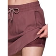 thumbnail image 2 of Avalanche Women's Lightweight Quick Drying Woven Skort With Inner Biker Short, 2 of 6