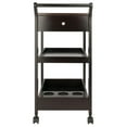 thumbnail image 2 of Jeston Entertainment Cart in Espresso Finish, 2 of 9