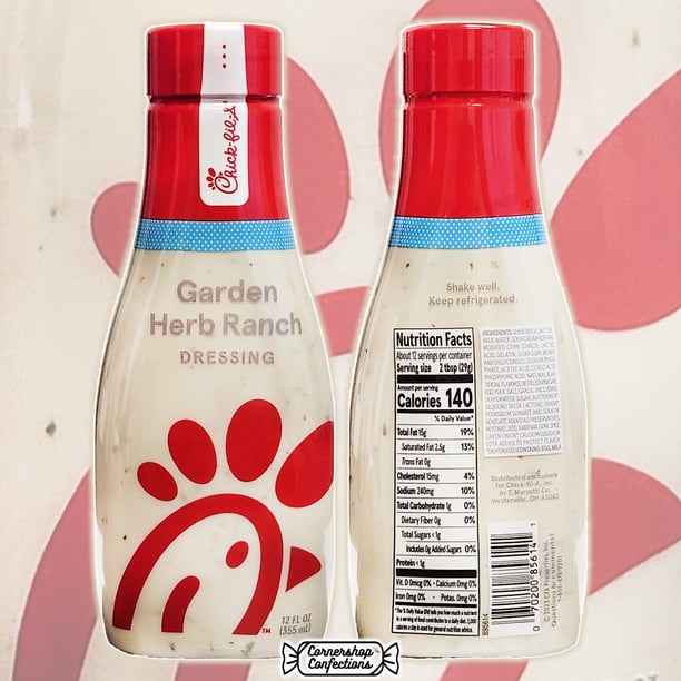 Chick-Fil-A Dressing Garden Herb Ranch - Mix-and-Match Bundles - 4 Individually Sealed 12oz Bottles for Salads, Dipping Sauce, Marinades, Sandwiches, Tacos, Grilling in Cornershop Confections Pack - Walmart Business Supplies Chick-Fil-A Dressing Garden Herb Ranch - Mix-and-Match Bundles - 4 Individually Sealed 12oz Bottles for Salads, Dipping Sauce, Marinades, Sandwiches, Tacos, Grilling in Cornershop Confections Pack - Walmart Business Supplies