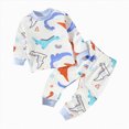 thumbnail image 4 of Kaprioy Toddler Baby Boy Clothes Fall Winter Sweatshirts Long Sleeve Tops Pant 2Pc Sets Toddler Outfit For Boys Boys Clothes Boys Outfits, 4 of 4