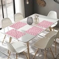 thumbnail image 4 of Placemats Set of 6, White Daisies Place Mats Pink Background Tablemats Washable Placemat Table Decoration for Kitchen Table Dinner Party Home Decor Indoor Outdoor 13x19 Inch, 4 of 9