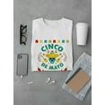 thumbnail image 3 of Fiesta Sugar Skull Cinco De Mayo T-Shirt Men -Image by Shutterstock, Male 4X-Large, 3 of 4