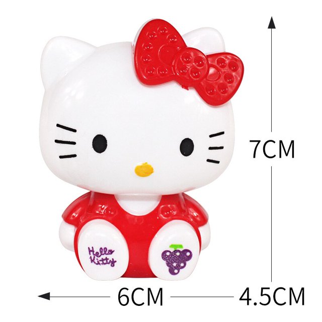 Modelo de juguete de Hello Kitty, decoraciones de mesa de postre para fiesta, consola central de coche, adornos, figura de dibujos animados, muñecas de plástico lindas, regalos para niñas