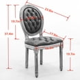 thumbnail image 3 of Decorative Rivet Inset, Double Resilience / American Style Dining Chairs for Sitting Room, 3 of 7
