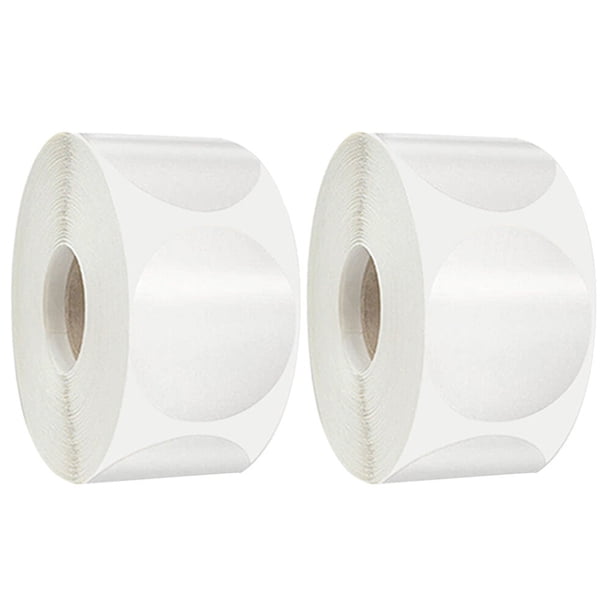 2 rollos de envolvimiento transparente pegatinas de sellado autoadhesivo etiquetas etiquetas