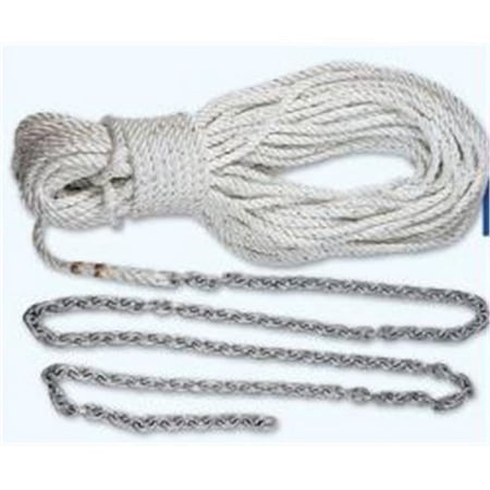 Lewmar 20 ft. 5-16 G4&200 ft. 9-16 Line With 3-8 Shackle