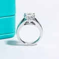 thumbnail image 5 of Silvago Jewel 2.1Ct Pear Cut Lab Created Diamond Wedding Anniversary Ring for Women's - 14K White Gold Plated Diamond Ring - Simple Split Shank Wedding Ring - Diamond Engagement Ring for Women's, 5 of 9