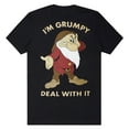 thumbnail image 5 of Disney Snow White Shirt Men's Im Grumpy Deal With It Short Sleeve Tee, 5 of 5